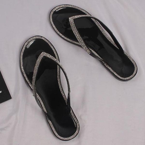 

women summer flat slippers summer shoes open toe roman beach sandals ladies flip flops fashion black non-slip slides