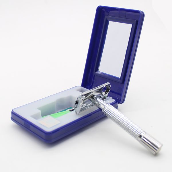 

Shaving razor for men knife 1 holder with 1 blade authentic afety razor for men having