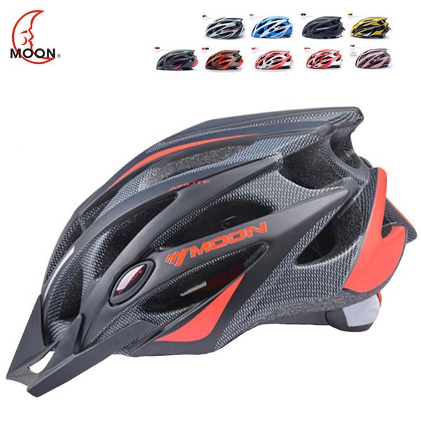 

moon cycling helmet overall molded bicycle helmet mtb bicycle update model road mountain riding equipment