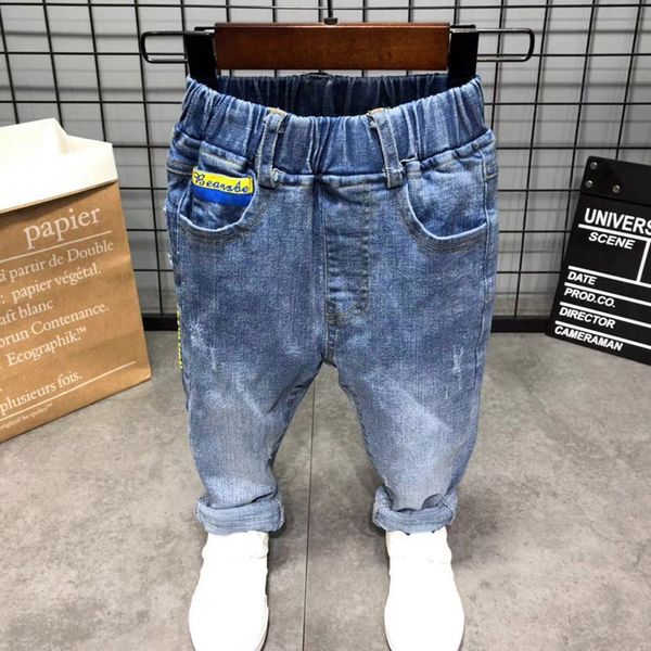 

мальчики брюки pioneer kids boy jeans эластичный пояс повседневный джинсы весна осень мальчиков детская мода для мальчиков брюки 2-6years, Blue