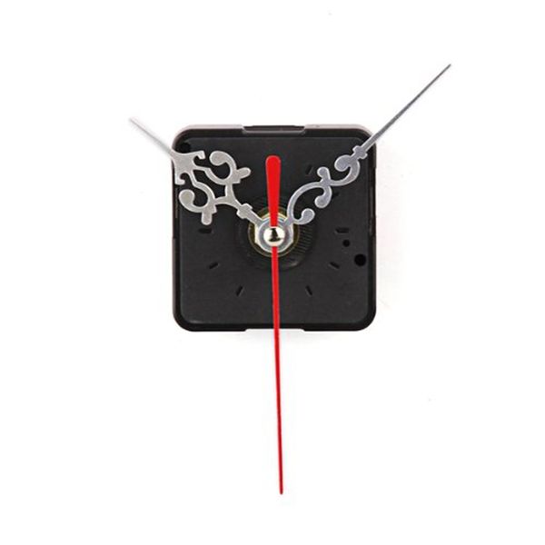 

ycys clock movement mechanism with silver hour minute red second hand diy tools kit