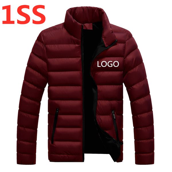 

1ss new fashion down jacket men winter warm down coats cotton zipper man light england style outwear waterproof thicken, Black