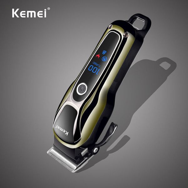 

100-240v kemei cutter rechargeable hair trimmer professional hair clipper shaving machine hair cutting beard electric razor