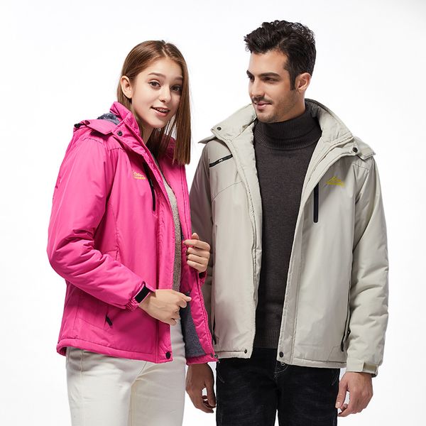 

outdoor waterproof jacket women hiking clothing softshell jacket 3 layer pu coating fabric hiking light rainproof suit, Blue;black