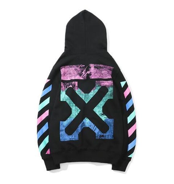 

20ss young men's hoodie men's designer hoodie spring and autumn thin gradient block print popular new pullover ing