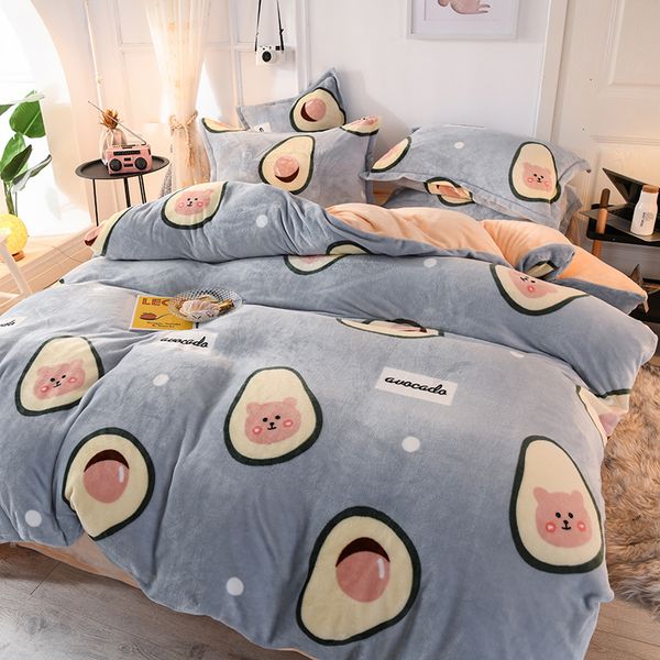 

winter coral fleece beddings mink plush denim suede fleece soft milk velvet