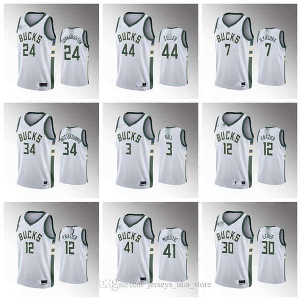 

milwaukee бакс мужчины баскетбол джерси адетокунбо брук лопес мэттьюз ильясов hill bledsoe миддлтон, Black;red