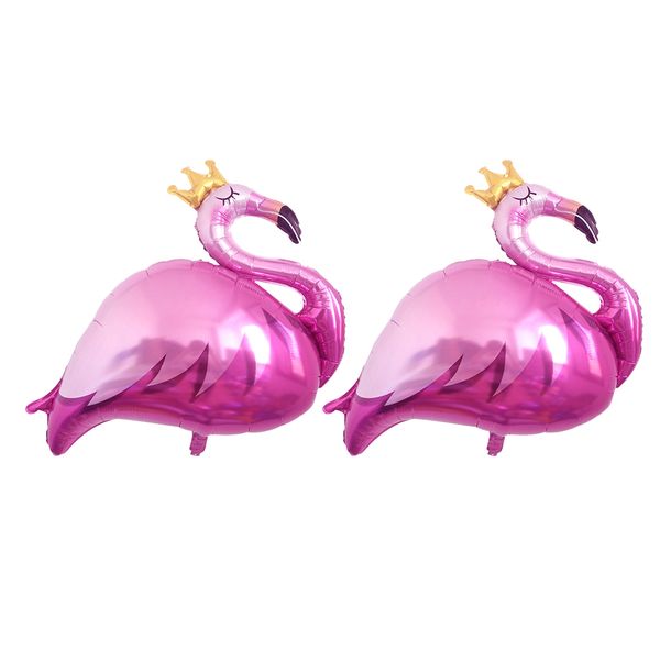 

set of 2 pink flamingo balloons for wedding party supplies, birthday party decorations