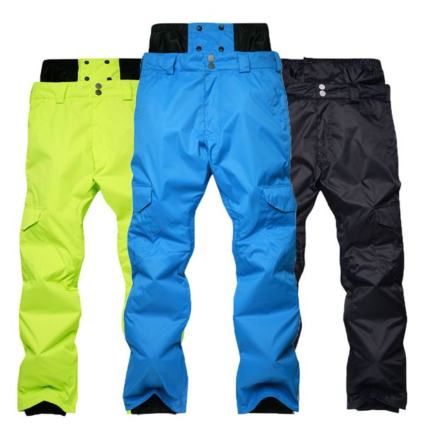 

new style men skiing pants windproof waterproof ski pants warm winter snow snowboard trousers