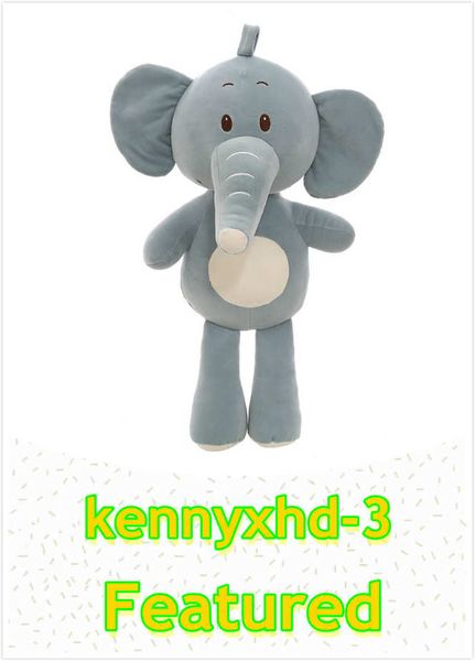 

soft down cotton plush toy sitting soft elephant pillow female birthday gift