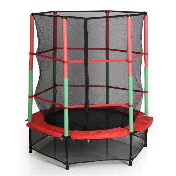

children's trampoline children's indoor small baby bouncing bed with protective net family trampoline