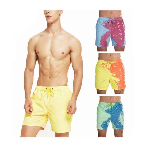 

купальник 2020 sexy короткого homme surf летних шорты обесцветить пляжные брюки мужских плюс размера быстросохнущие цвета меняется плайя шор, White;black