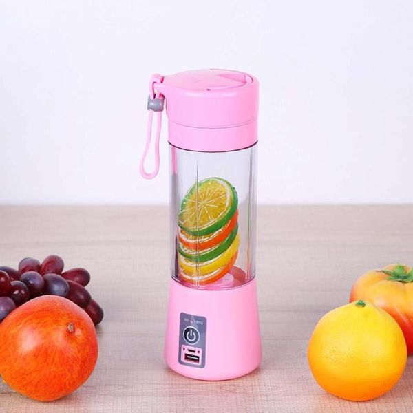 

380ml usb mini juicer cup extractor multipurpose household fruit vegetablr blender mixer portable juice cup water bottle