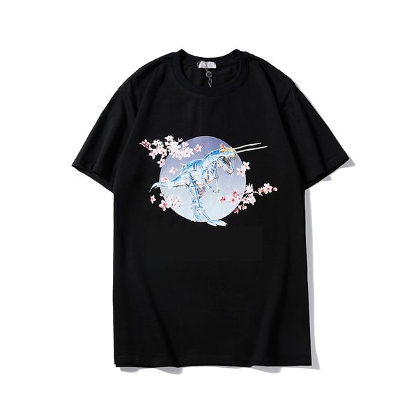 

women t shirt with short sleeve round neck printed new summer luxury shirts brand fashion casual women designer t shirt, White