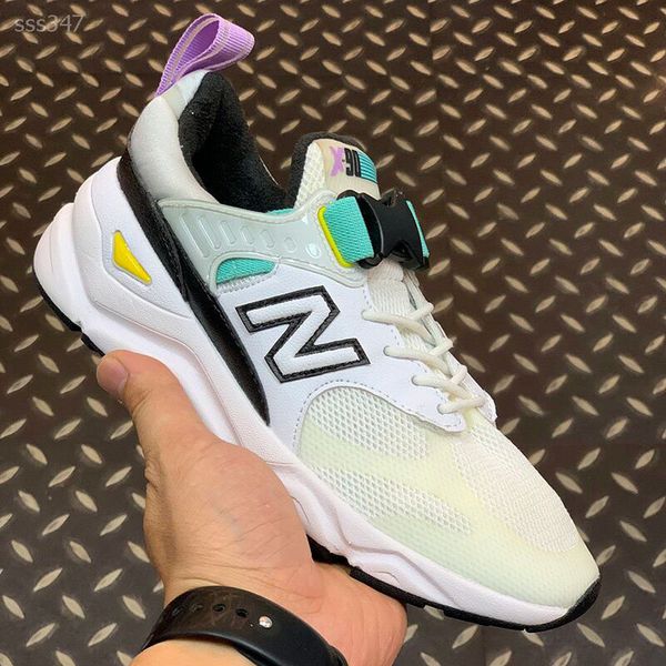 

fashion spring autumn models tide shoes men's reflective dad bright mesh surface wild lightweight non-slip sports casual men's sho