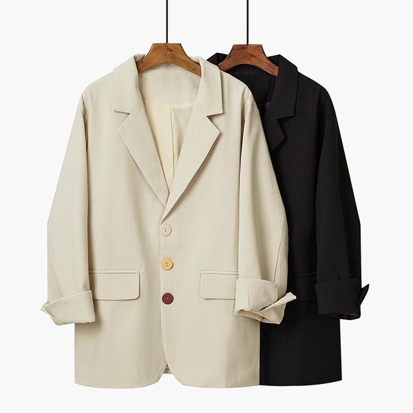 

малый пиджак женский корейской версии сыпучие 2020 spring новая мода темперамент британский стиль черный повседневный костюм single jacket, White;black