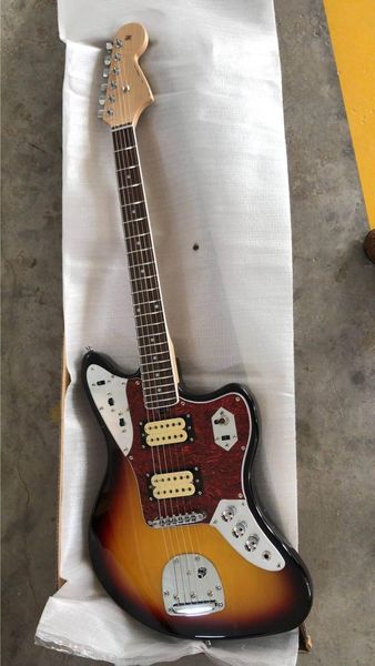

custom factory direct sale 2021 jaguar guitar, sunburst electric guitar