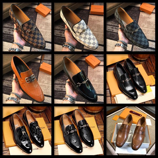 

19ss 2019 дизайнеры осень новая мода простой ручной wipe цвет удобная квадратная голова японские мужчины в платье бизнес обувь набор ног, Black