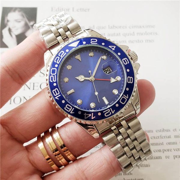 

business mens luxury watches for movement 43mm watch female designer watch royal 24 hour engraved wristwatch stainless racing brand watch, Slivery;brown