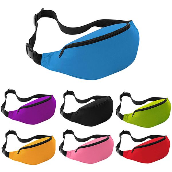

12 colors fanny multifunctional bags jogging running cycling hiking waist pack belt pocket with zip gym