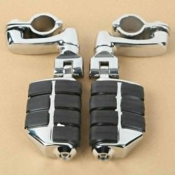 

motorcycle 32mm 360 adjustable chrome highway engine guards footpeg pegs mount for
