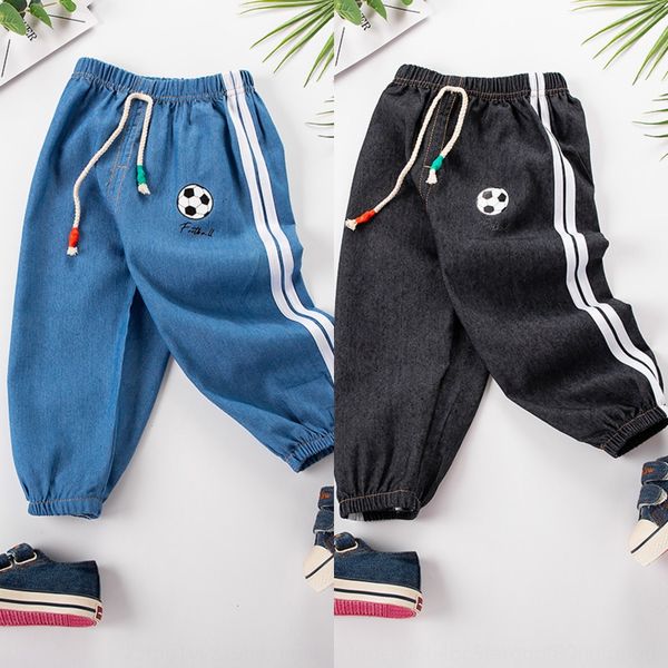

children's lantern anti-mosquito anti-mosquito thin summer 2020 baby's lantern pants men's pants children's clothing, Blue