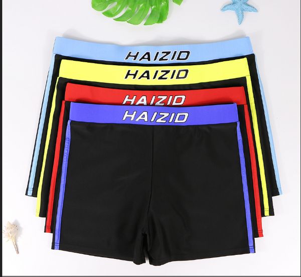 

2020 mens swimming trunks boxer shorts plus size quick dry beach spring swimming fashion trunks xl-4xl