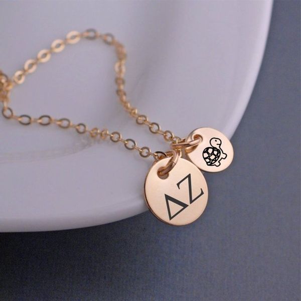 

lovely tortoise sorority sister necklaces jewelry new arrival student necklace christmas gift for boy and girl yp4043, Silver