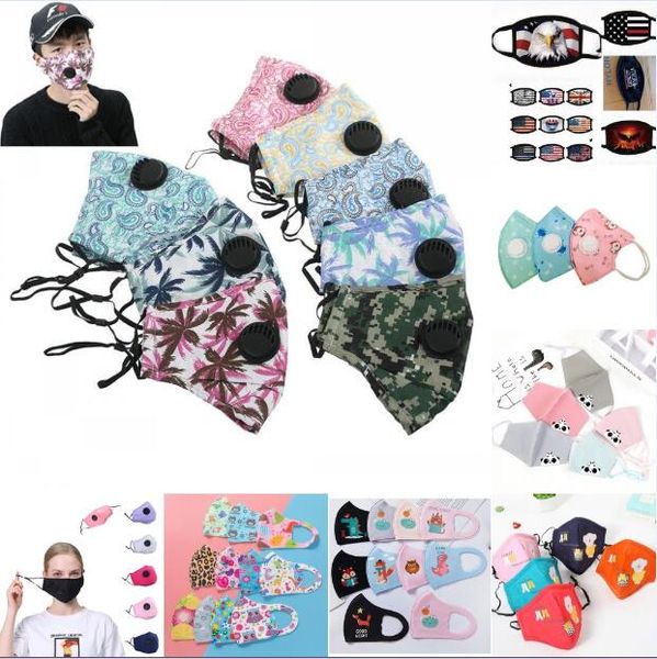 

анти пыли маска для лица с дыхательные клапана мода дизайн моющийся многоразовый пыле рм2,5 взрослые дети маска mk44