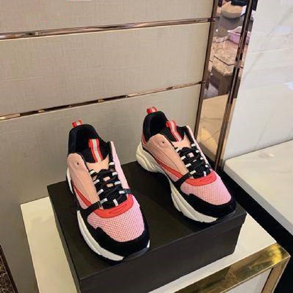 

new designer women/men casual shoes pink black leather ankle flat bottom post