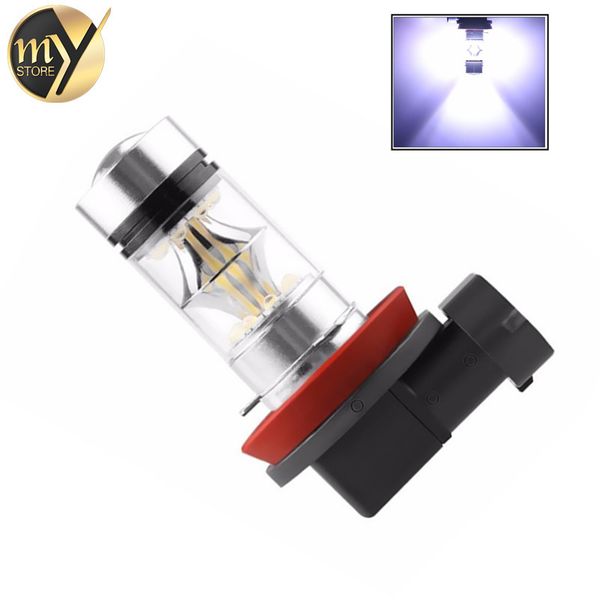 

h8 h9 h11 super bright led bulbs car fog lights drl driving tail lamp car light source parking 1250lm 12v - 24v 100w 6000k white