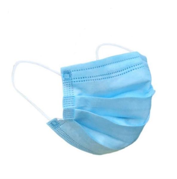 

эр безопасность non wovenlayer мягкая дышащая mouth party mask blue 3 слоев пыле и водонепроницаемый эр