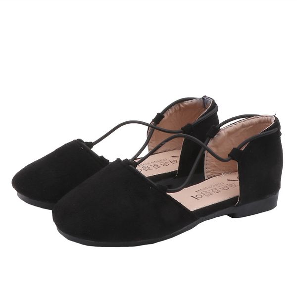 

children princess dance shoes kids girl dress party shoes flats casual single first walkers soft slip-on 2020 new fashion, Black;red
