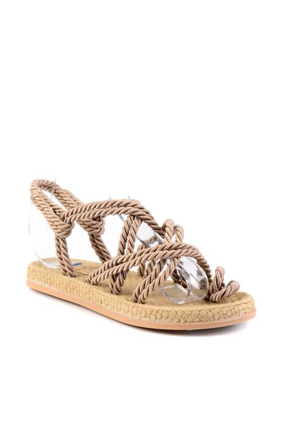 

bambi mink women 's sandals h05780101, Black