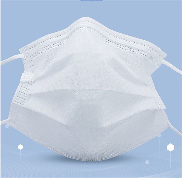 

высокое качество одноразовые famask толстая 3 слоя маски с earloops для салона home use face mask pink удобная анти dust mask free