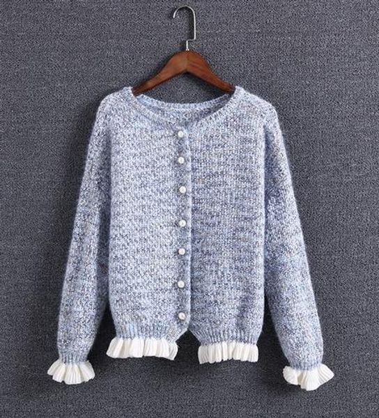 

женщины вязаный кардиган пальто осень зима 2020 повседневная o-образным вырезом с длинным рукавом вязание крючком вязать свитер пальто женск, White