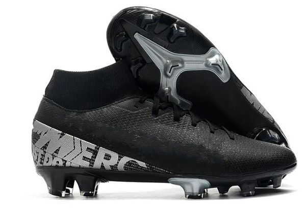 

2020 wavelength black grey waterproof transparent studs mercurial superfly 13s leather outdoor shoes men shoes size 39-45