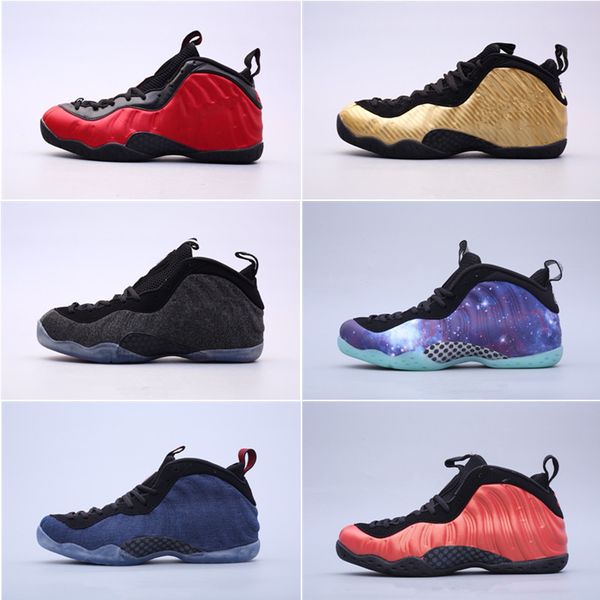 

air pro shooting star habanero red metal gold penny hardaway basketball shoes cny foam alternative sneakers boots men