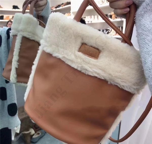 

australia u&g crossbody bucket bag brand pu shoulder bag fanny pack women furry ug waist bag totes travel shopping bags big rucksack c121107