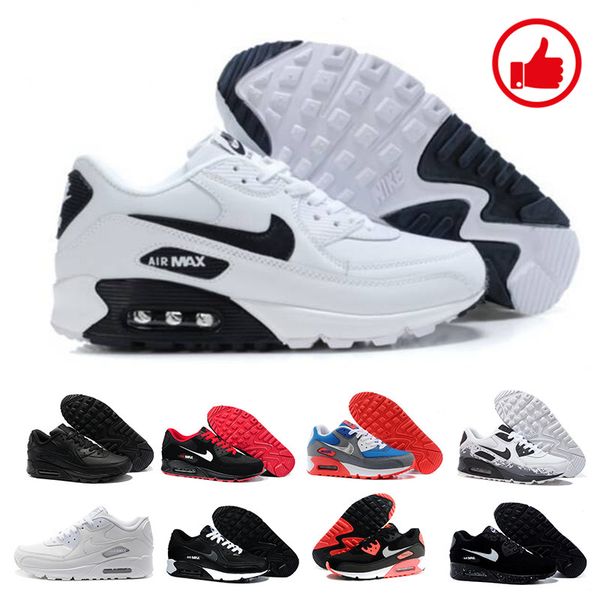 

men sneakers shoes classic 90 men and woman shoes sports trainer air cushion surface breathable sports shoes 36-45 z2s2e