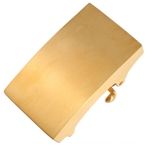 

stainless stainless steel automatic men's style automatic customized slot belt buckle spring steel buckle men's waist head c61419, Slivery;black