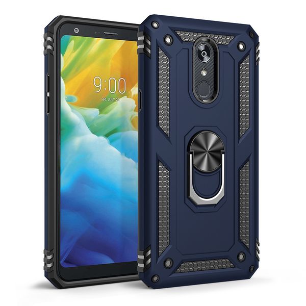 

factory selling for samsung a50 armor case defender kickstand phone case car mount finger ring for iphone x case