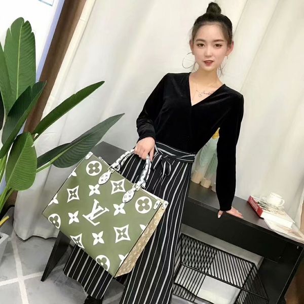 

2019 new houlder bag de igner ummer hopping bag fa hion travel luggage bag print leather handbag ale
