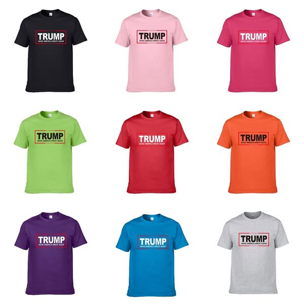 

new summer letter print t shirt men trump t-shirt cotton blend tees short sleeve casual shirt brand shirts designer trump t shirts 035# #, White;black