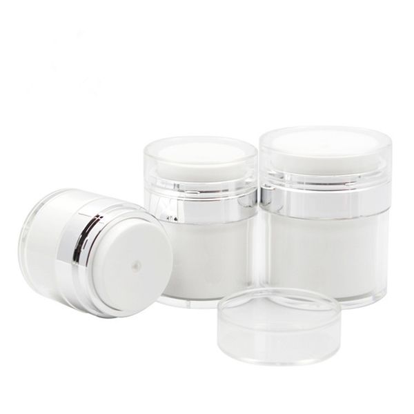 

Акриловая бутылка для безвоздушного вакуумного крема 15 30 50G Бутылка с прозрачным