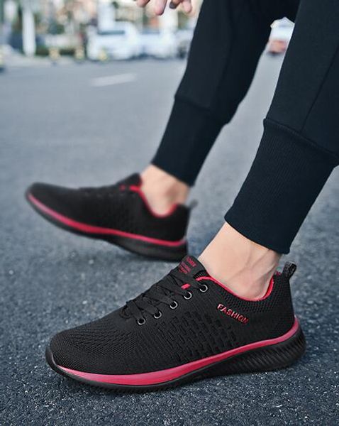 

2019 fashion sports leisure men's shoes men running fashion shoes fly knitting men's shoes, Blue;gray