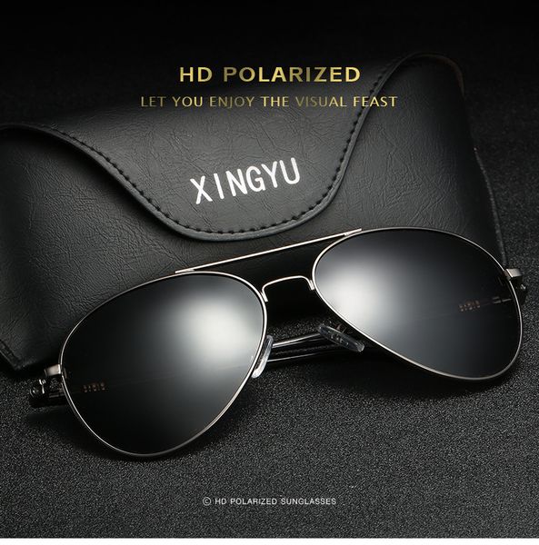 

конструктор солнцезащитные очки для мужчин поляризованные hd вождения солнцезащитные очки красочные покрытия уф-защита mg-al сплав frame мод, White;black