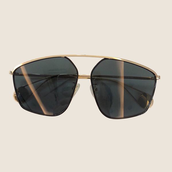 

2019 goggle women sunglasses brand designer alloy frame gradient uv400 protection eyewear with packing box, White;black
