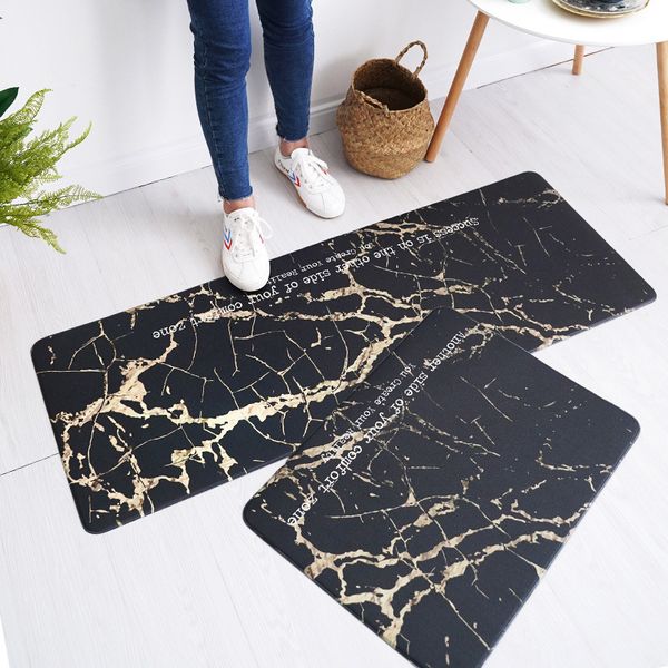 

мраморность nordic кухня мат pvc non-slip mat грязеотталкивающая кухня mat маслостойкой педаль кухни