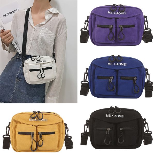 

xiniu fashion message bag 2019 women canvas joker cute messenger bag shoulder small square 30